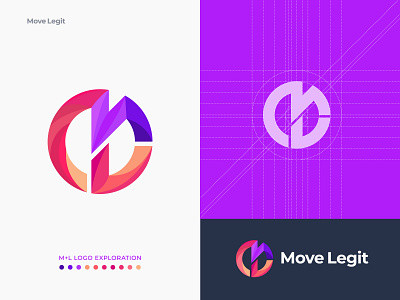Ml Logo Design Designs Themes Templates And Downloadable Graphic Elements On Dribbble