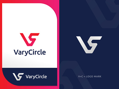 VS Logo Exploration - VS modern logo design concept