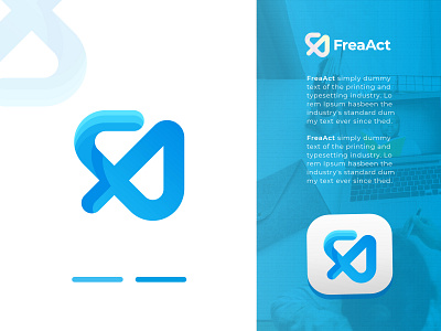 FA Logo design for FreaAct - Modern Logo Design