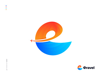 Eravel - Travel Logo Design - Trave Logo - Tour Logo animation app logo design apps best logo designer best logo designer in dribbble branding corporate design e logo e travel logo logo logo design logo designer logo trends 2020 logotype modern modern logo tour logo trave logo vector