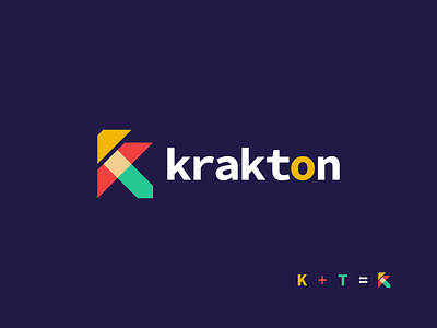 KT Abstract Logo mark - Logo Design Branding