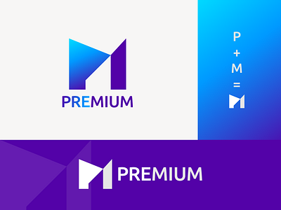 PM Abstract Letter Logo Mark - Premium Logo Design abstract app best logo designer in dribbble brand identity clean concept creative design dribbble icon logo logo design logo designer logo trends 2021 logotype modern logo pm premium typography vector