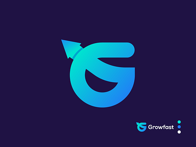 G Business Marketing Logo for GrowFast abstract app logo app logo design brand identity business logo company logo concept corporate creative design flat g logo concept logo logo branding logo design logo designer logo trends 2021 marketing logo modern logo typography