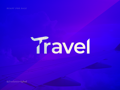 Travel Logo Design Word Mark Concept - Travel Logotype