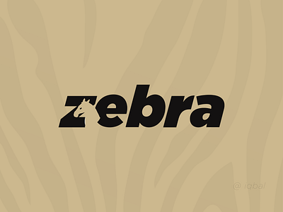 Zebra - Negative Space Logo Design - Creative Logo Design