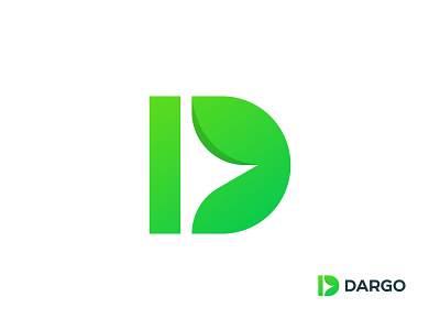 D Modern Organic Logo Design Concept
