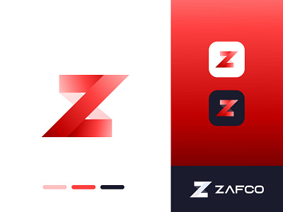 Z Modern Abstract Letter Logo Design Template