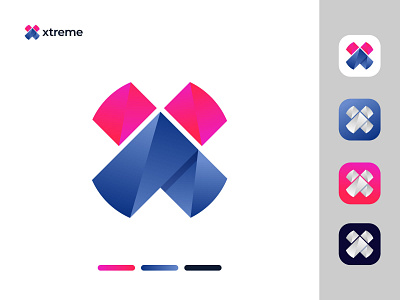 X Modern App Logo Design - X App Logo Mark