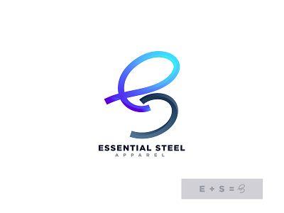 e + s business logo design mark - Minimal modern logo abstract app app logo design concept corporate design es letter logo flat icon logo logo branding logo design logo designer logo trends 2021 logotype minimal minimalist modern logo typography vector