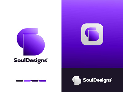 SD Abstract Modern Logo Design  - SD Modern Logo