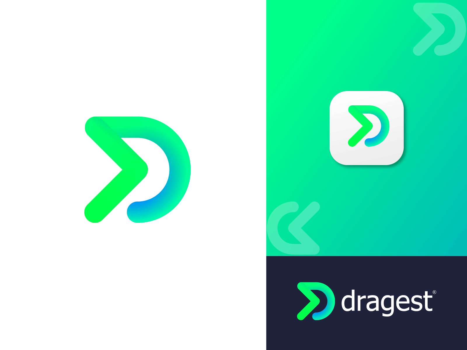 D medical logo design concept