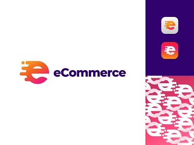 E + eCommerce Logo Mark - eCommerce Sale Logo