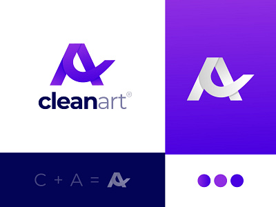 C + A Logo - CA Letter Logo - Modern Logo Design