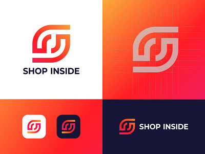 Shop Logo Design - S Letter Logo - S Shop Logo Mark