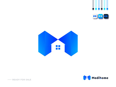 M Modern Logo - M Home Logo Concept