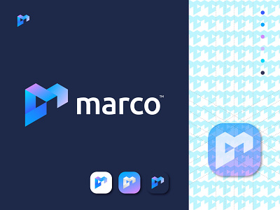 M Modern Logo - M Letter Logo Mark