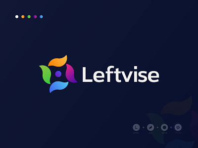 Modern Business Logo Design Concept abstract logo app app logo design best logo designer brand identity branding business logo colorful design freelancer iqbal gradient logo gradient vector icon illustrator logo logo design logo designer modern modern design modern logo