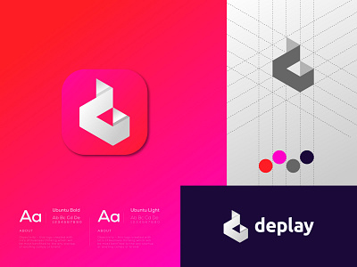 D + Play Logo Mark - D Logo - Play Logo Mark abstract logo app logo design brand branding creative d d letter logo d logo design freelancer iqbal gradient logo illustrator logo logo design logodesign logotype minimal logo modern logo play logo vector