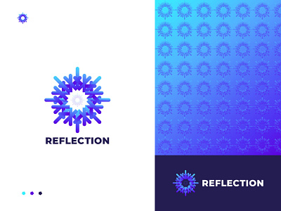 Reflection Conceptual Modern Logo Desgin abstract logo app logo brand brand identity branding clean colorful logo creative logo design gradient logo icon illustrator logo logo design logo designer modern logo reflection logo vector web