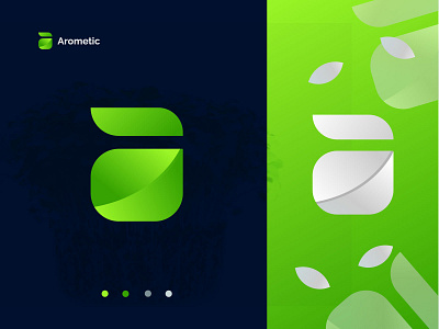 A Organic Logo Mark a abstract animation app app logo apparel brand identity branding corporate creative design green icon illustrator logo logo design logo designer modern logo organic vector