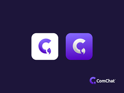 ComChat Logo Design - C + Chat Logo Mark by Md Iqbal Hossain for Reveal ...