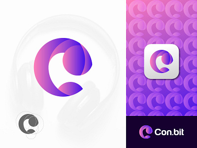 C + Beat Logo Mark - C Music Logo Mark