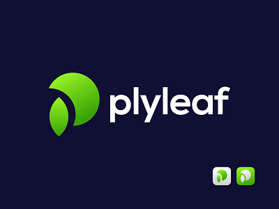 P + Leaf Logo Mark