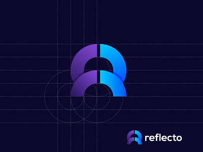 R + R Modern Letter Logo Mark
