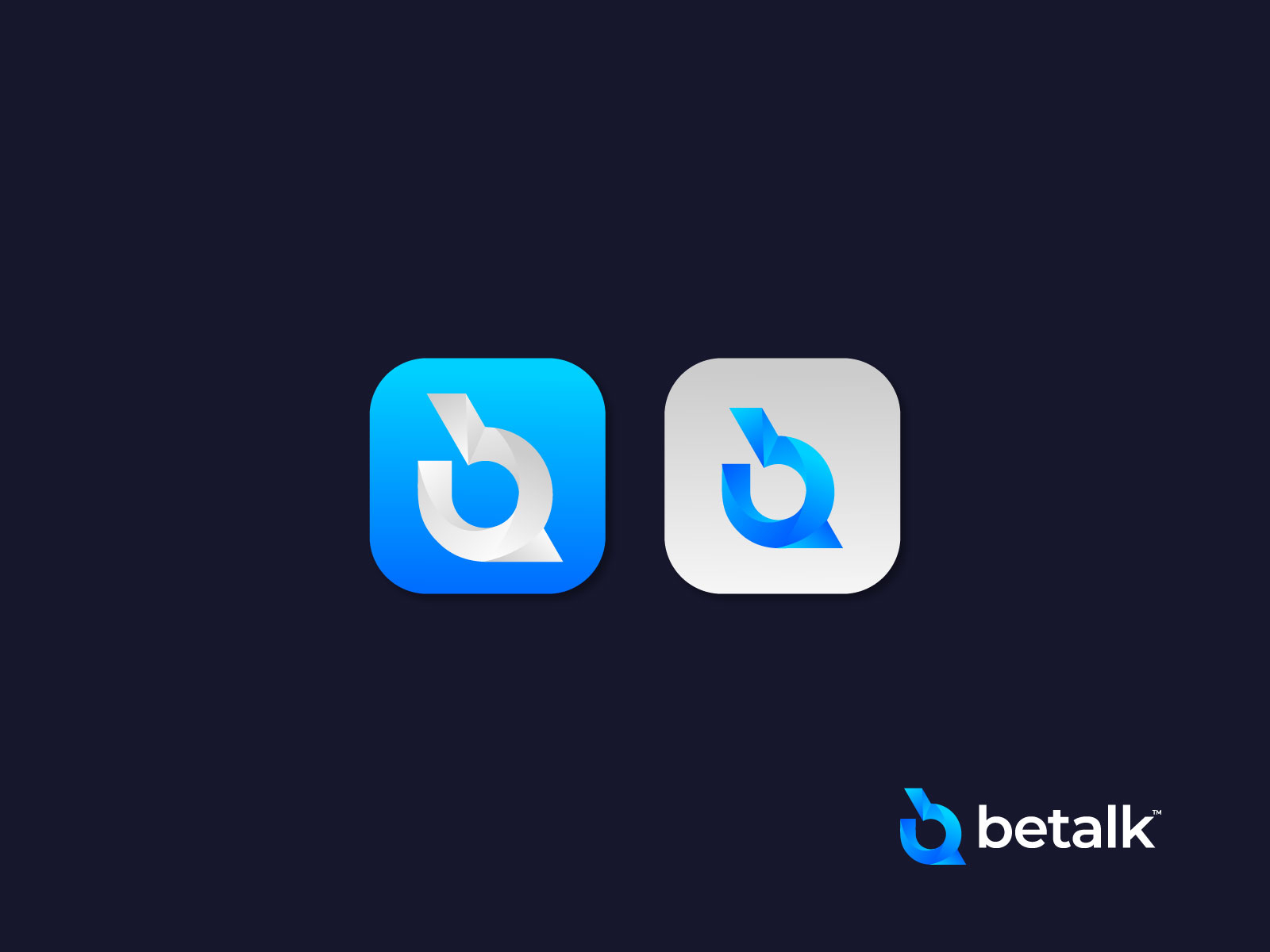 B + Chat Logo Mark By Freelancer Iqbal For Reveal On Dribbble