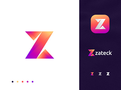 Z Letter Logo Mark - Modern Z Logo Design abstract app app logo design brand brand identity branding creative design flat icon logo logo design logo designer modern logo ui ux vector z z letter logo z logo