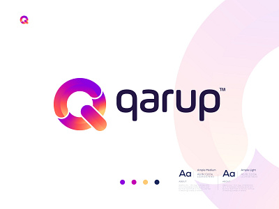 Q Modern Letter Logo - Q Initial App Logo Mark abstract agency logo app app logo design brand brand identity branding business logo creative design flat gradient icon logo logo designer modern logo q q letter logo software logo vector