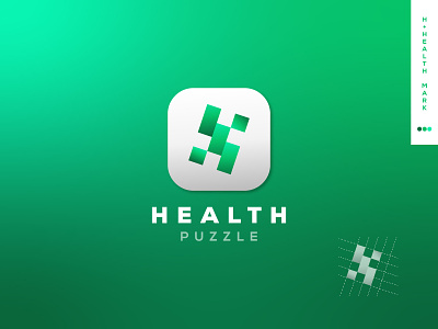 H + Medical Health Logo Mark
