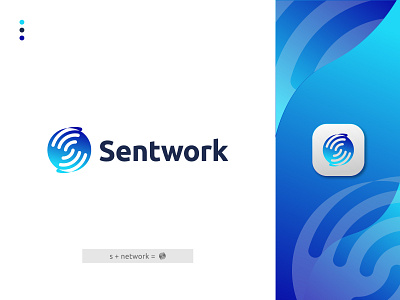 S Network Modern Logo Design - S Network Logo Mark app logo brand identity branding connect logo design illustration logo logo design logo designer modern logo network logo network logo mark s letter logo s logo security software logo tech logo ui vector wifi