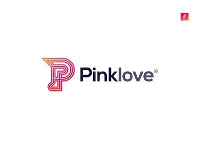 P + Love to Pink Love | P Logo Mark