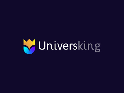 U + King abstract logo brand identity branding colorful logo design digital flat logo illustration king logo logo logo design logo designer logotype minimal modern modern logo royel u logo vector