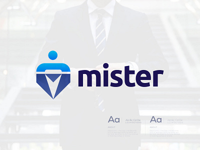 Mister Logo Mark - Business Human Logo Mark