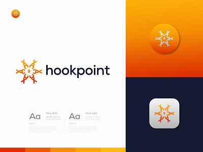 Hookpoint Logo Design - Minimal Logo Mark