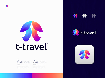 TT Travel Logo Mark - Travelling Logo Concept