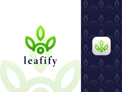 Leaf Logo - Leafify Logo Mark abstract brand identity branding colorful creative logo design green growth logo illustration leaf logo leaf logo mark logo logo design logo designer minimal logo minimalism minimalist modern logo organic logo vector