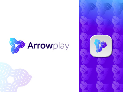 Arrow + Play Logo Mark
