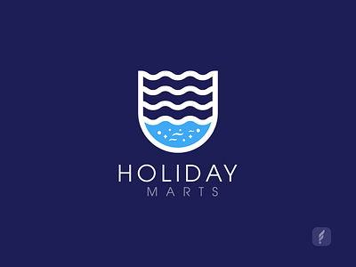 Holiday Logo Design Concept 3d brand identity branding clean design graphic design holiday logo illustration logo logo design logo designer minimal logo minimalist modern logo simple travel logo travelling ui vector