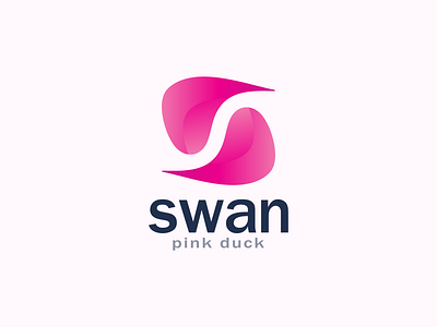 Duck Pink Logo Mark - Product Logo Concept abstract brand identity branding business logo corporate logo design duck logo finance logo geometric illustration logo logo design logo designer minimal modern modern logo product logo vector