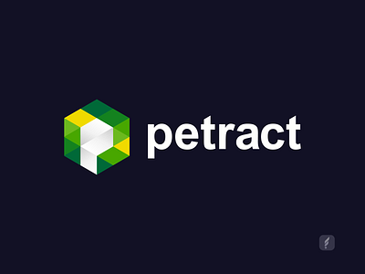 P Abstract Construction Logo Mark