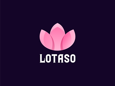 Lotus Logo Mark - Lotaso app logo brand identity branding clean conceptual creative design graphic design icon illustration logo logo design logo designer lotus logo modern logo reveal simple symbol top logo design agency vector