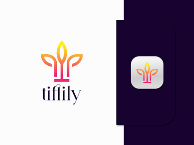 T + Lily Logo Concept