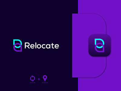 Reverse + Location Logo Mark - Modern Logo Design Concept app logo brand identity branding clean creative logo design design graphic design illustration location logo logo logo animation logo design logo designer minimal logo minimalist logo modern logo reverse logo simple symbol top logo designer