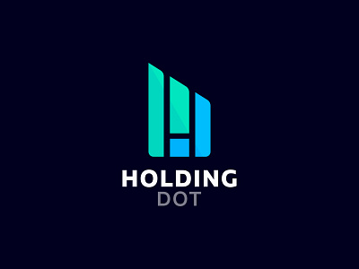 H + Building Logo Mark - Holding