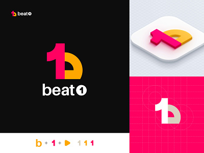 B + 1 + Play Logo Mark - Unused Concept