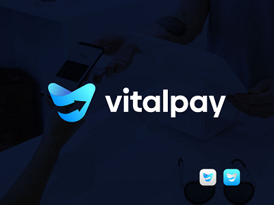 Vitalpay Logo Mark - Pay Process Logo Concept