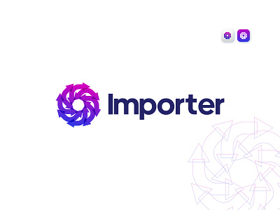Export Import Logo Mark